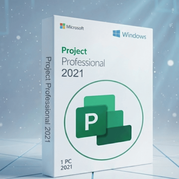 Microsoft Project 2021 Professional software interface