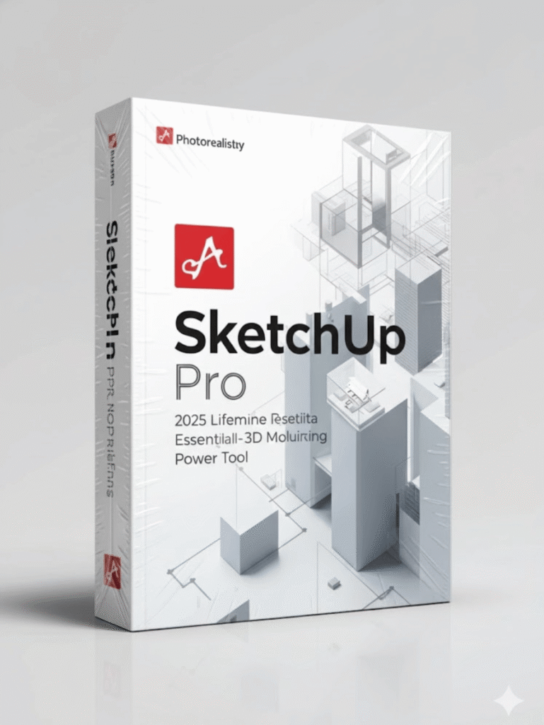 SketchUp Pro 2025 lifetime 3D modeling interface